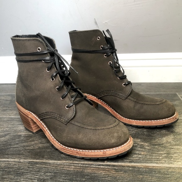 Red Wing Heritage Women's Clara Boots Pewter Size 8 Like New - Picture 3 of 4